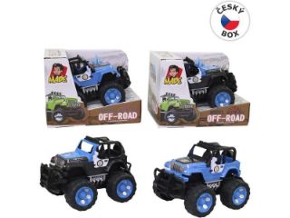 Obrázek z Auto off-road policejní 14cm modro-černý, v krabičce, 2dr 